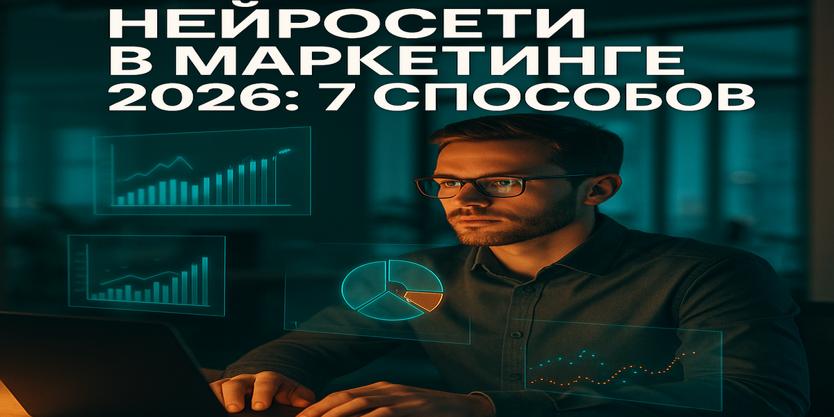 Нейросети для маркетинга в 2026: 7 способов увеличить продажи